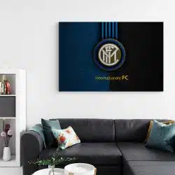 Tablou logo echipa Internazionale FC fotbal 3311 living