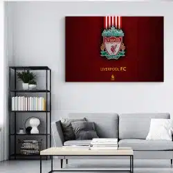 Tablou logo echipa Liverpool FC fotbal 3312 living modern 4