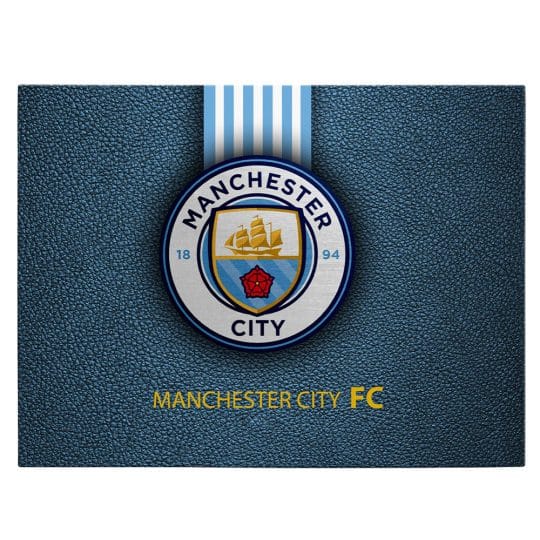 Tablou logo echipa Manchester City FC fotbal 3313 front