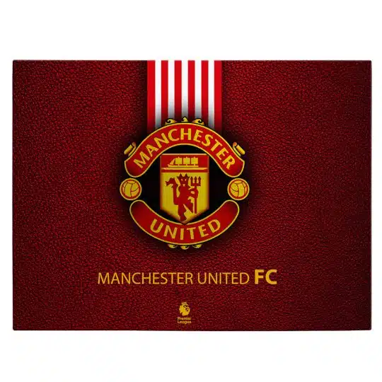 Tablou logo echipa Manchester United FC fotbal 3314 front