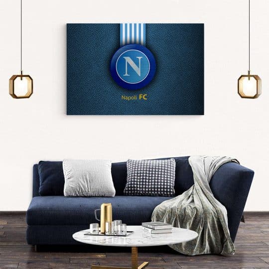Tablou logo echipa Napoli FC fotbal 3316 living modern 2