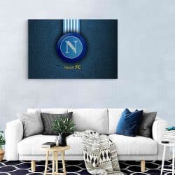 Tablou logo echipa Napoli FC fotbal 3316 living modern
