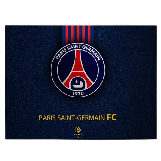Tablou logo echipa Paris Saint Germain FC fotbal 3318 front
