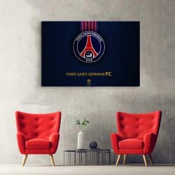 Tablou logo echipa Paris Saint Germain FC fotbal 3318 hol