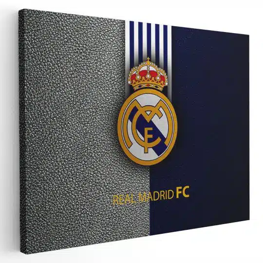 Tablou logo echipa Real Madrid FC fotbal 3319