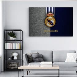 Tablou logo echipa Real Madrid FC fotbal 3319 living modern 4
