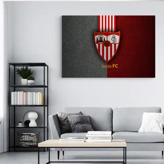 Tablou logo echipa Sevilla FC fotbal 3321 living modern 4