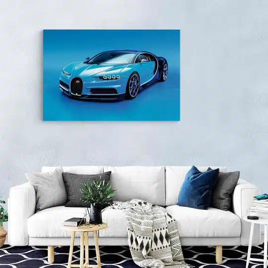 Tablou masina Bugatti Chiron 3204 living modern