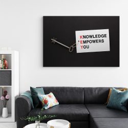 Tablou mesaj motivational despre cunoastere negru 1473 living - Afis Poster tablou mesaj motivational despre cunoastere pentru living casa birou bucatarie livrare in 24 ore la cel mai bun pret.