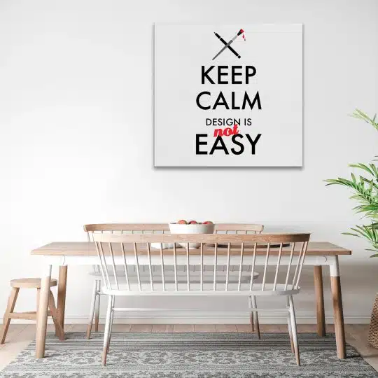 Tablou mesaj motivational despre design negru 1477 bucatarie - Afis Poster Tablou mesaj motivational keep calm design pentru living casa birou bucatarie livrare in 24 ore la cel mai bun pret.