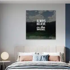 Tablou mesaj motivational despre incredere albastru 1463 camera 1 - Afis Poster tablou mesaj motivational incredere pentru living casa birou bucatarie livrare in 24 ore la cel mai bun pret.