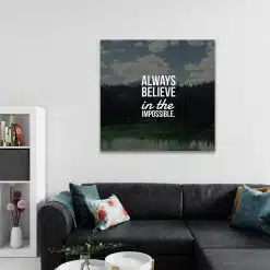 Tablou mesaj motivational despre incredere albastru 1463 camera 2 - Afis Poster tablou mesaj motivational incredere pentru living casa birou bucatarie livrare in 24 ore la cel mai bun pret.