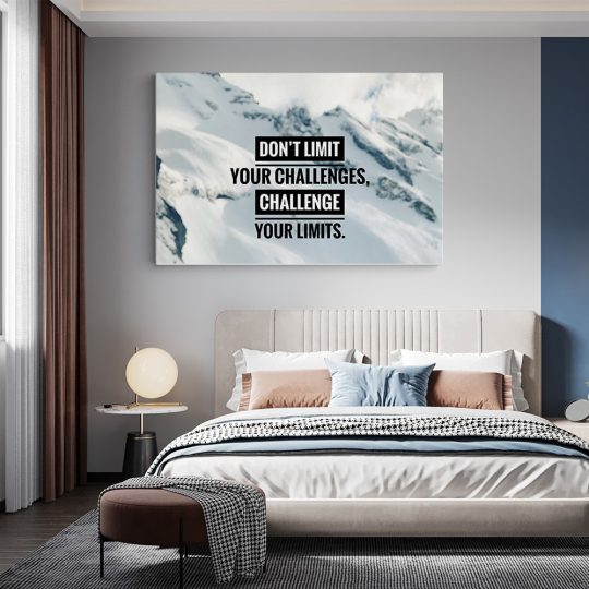 Tablou mesaj motivational despre limite alb albastru 1483 dormitor - Afis Poster Tablou mesaj motivational despre limite pentru living casa birou bucatarie livrare in 24 ore la cel mai bun pret.