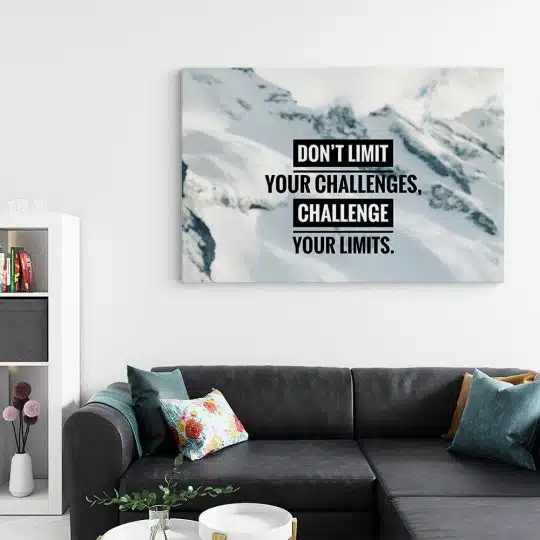 Tablou mesaj motivational despre limite alb albastru 1483 living - Afis Poster Tablou mesaj motivational despre limite pentru living casa birou bucatarie livrare in 24 ore la cel mai bun pret.