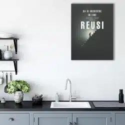 Tablou mesaj motivational despre succes gri 1493 bucatarie - Afis Poster Tablou motivational ai incredere in tine si vei reusi pentru living casa birou bucatarie livrare in 24 ore la cel mai bun pret.