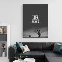 Tablou mesaj motivational despre viata alb negru 1494 living 2 - Afis Poster Tablou mesaj motivational despre viata pentru living casa birou bucatarie livrare in 24 ore la cel mai bun pret.