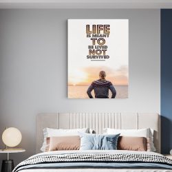 Tablou mesaj motivational despre viata gri 1490 dormitor - Afis Poster Tablou motivational despre viata pentru living casa birou bucatarie livrare in 24 ore la cel mai bun pret.