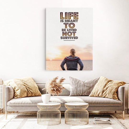 Tablou mesaj motivational despre viata gri 1490 living 1 - Afis Poster Tablou motivational despre viata pentru living casa birou bucatarie livrare in 24 ore la cel mai bun pret.