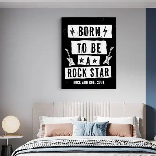 Tablou mesaj motivational rock stars 2113 dormitor - Afis Poster Tablou mesaj motivational rock star pentru living casa birou bucatarie livrare in 24 ore la cel mai bun pret.