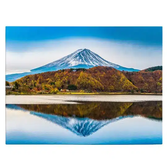 Tablou muntele Fuji si lacul Kawaguchiko Japonia 4396 front