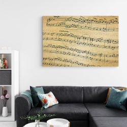 Tablou note muzicale pe portativ crem 2111 living - Afis Poster Tablou note muzicale pe portativ pentru living casa birou bucatarie livrare in 24 ore la cel mai bun pret.