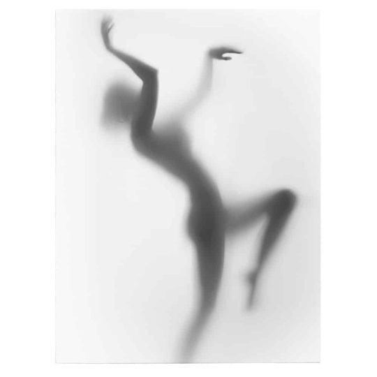 Tablou nud femeie silueta difuza dansatoare alb negru 1209 front - Afis Poster nud femeie siluetă difuză dansatoare alb negru pentru living casa birou bucatarie livrare in 24 ore la cel mai bun pret.