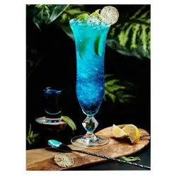 Tablou pahar cocktail Blue Lagoon 4050 front