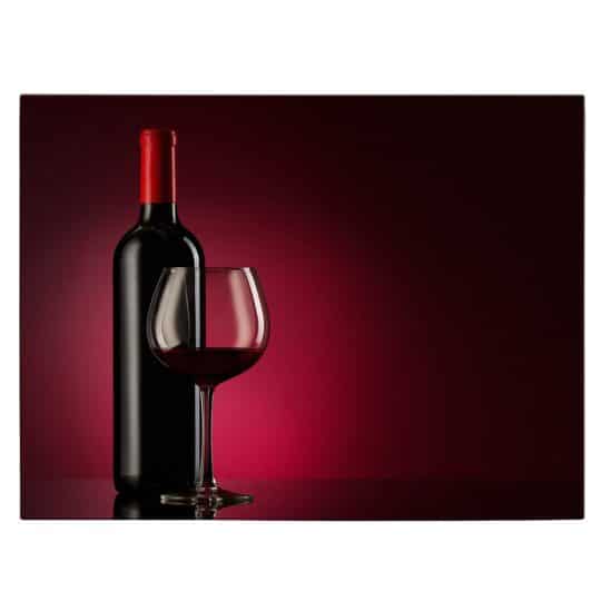 Tablou pahar sticla cu vin rosu 4057 front