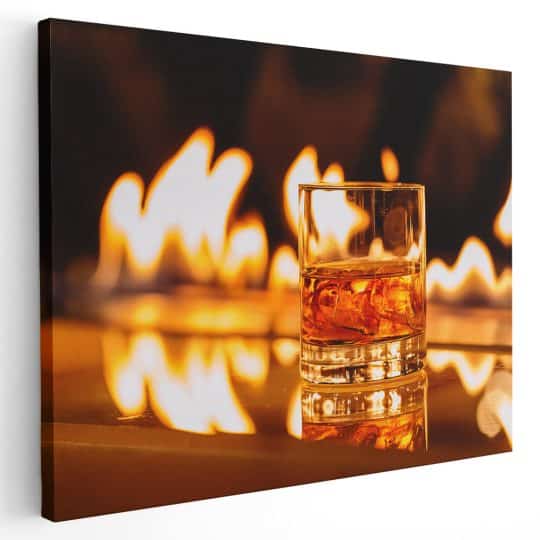 Tablou pahar whisky cu gheata 4045