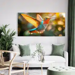 Tablou pasare colibri in zbor 5199 living modern