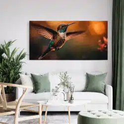 Tablou pasare colibri in zbor 5200 living modern