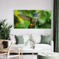 Tablou pasare colibri in zbor 5203 living modern