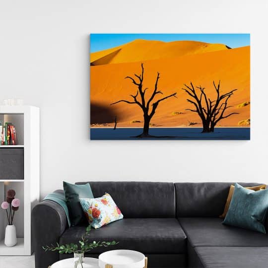 Tablou peisaj copaci in desert 3151 living