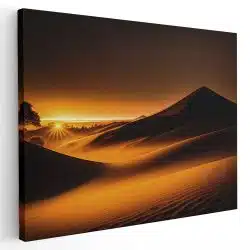 Tablou peisaj desert apus 3149