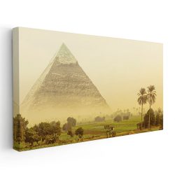 Tablou peisaj piramida lui Khafra Egipt verde crem 1799 - Afis Poster Tablou peisaj piramida lui Khafra Egipt verde crem pentru living casa birou bucatarie livrare in 24 ore la cel mai bun pret.