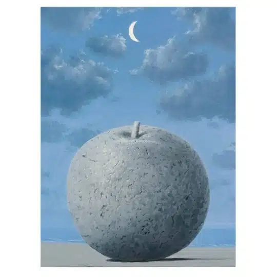 Tablou pictura Amintirea unei calatorii de Magritte 2133 front - Afis Poster Tablou pictura Amintirea unei calatorii de Magritte pentru living casa birou bucatarie livrare in 24 ore la cel mai bun pret.