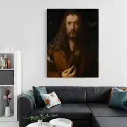 Tablou pictura Autoportret de Albrecht Durer 1988 living 2 - Afis Poster Tablou pictura Autoportret de Albrecht Dürer pentru living casa birou bucatarie livrare in 24 ore la cel mai bun pret.