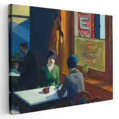 Tablou pictura Chop Suey de Edward Hopper rosu 1555 - Afis Poster Tablou pictura Chop Suey de Edward Hopper pentru living casa birou bucatarie livrare in 24 ore la cel mai bun pret.