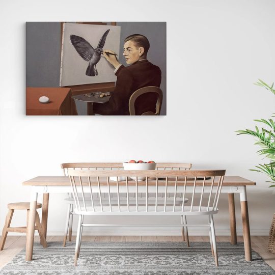 Tablou pictura Clarviziunea de Magritte 2131 bucatarie3 - Afis Poster Tablou pictura Clarviziunea de Magritte pentru living casa birou bucatarie livrare in 24 ore la cel mai bun pret.