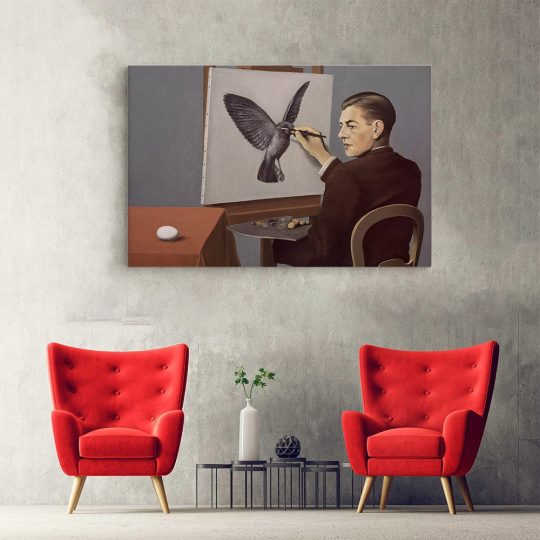 Tablou pictura Clarviziunea de Magritte 2131 hol - Afis Poster Tablou pictura Clarviziunea de Magritte pentru living casa birou bucatarie livrare in 24 ore la cel mai bun pret.