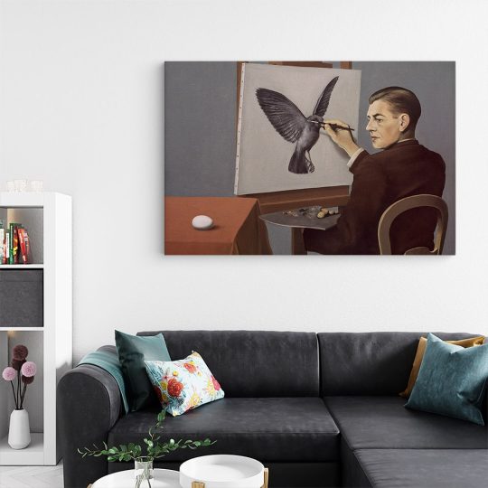 Tablou pictura Clarviziunea de Magritte 2131 living - Afis Poster Tablou pictura Clarviziunea de Magritte pentru living casa birou bucatarie livrare in 24 ore la cel mai bun pret.