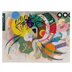 Tablou pictura Curba dominanta de Kandinsky 2077 front - Afis Poster Tablou pictura Curba dominanta de Kandinsky pentru living casa birou bucatarie livrare in 24 ore la cel mai bun pret.