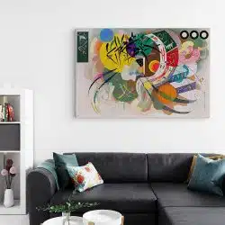 Tablou pictura Curba dominanta de Kandinsky 2077 living - Afis Poster Tablou pictura Curba dominanta de Kandinsky pentru living casa birou bucatarie livrare in 24 ore la cel mai bun pret.