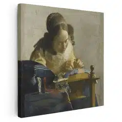 Tablou pictura Dantelareasa de Johannes Vermeer 2041 - Afis Poster Tablou pictura Dantelareasa de Johannes Vermeer pentru living casa birou bucatarie livrare in 24 ore la cel mai bun pret.