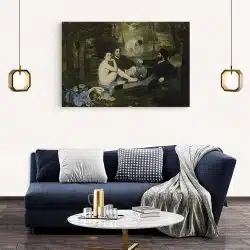 Tablou pictura Dejunul pe iarba de Edouard Manet 2034 living modern 2 - Afis Poster Tablou pictura abstracta multicolor pentru living casa birou bucatarie livrare in 24 ore la cel mai bun pret.