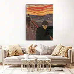 Tablou pictura Disperare de Edvard Munch 2124 living 1 - Afis Poster Tablou pictura Disperare de Edvard Munch pentru living casa birou bucatarie livrare in 24 ore la cel mai bun pret.