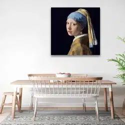 Tablou pictura Fata cu cercel de perla de Vermeer 2040 bucatarie - Afis Poster Tablou pictura Fata cu cercel de perla de Vermeer pentru living casa birou bucatarie livrare in 24 ore la cel mai bun pret.