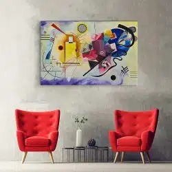 Tablou pictura Galben Rosu Albastru de Kandinsky 2076 hol - Afis Poster Tablou pictura Galben Rosu Albastru de Kandinsky pentru living casa birou bucatarie livrare in 24 ore la cel mai bun pret.