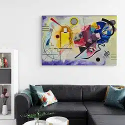 Tablou pictura Galben Rosu Albastru de Kandinsky 2076 living - Afis Poster Tablou pictura Galben Rosu Albastru de Kandinsky pentru living casa birou bucatarie livrare in 24 ore la cel mai bun pret.