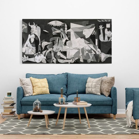 Tablou pictura Guernica de Pablo Picasso 2030 tablou camera hotel - Afis Poster Tablou pictura Guernica de Pablo Picasso pentru living casa birou bucatarie livrare in 24 ore la cel mai bun pret.